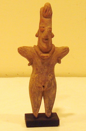 Colima Standing Female Figure