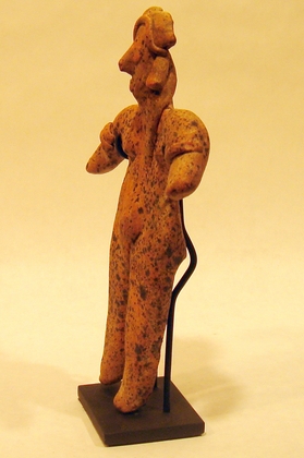 Colima Standing Female Figure