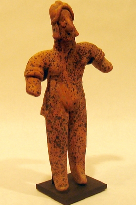 Colima Standing Female Figure