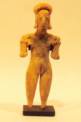 Colima Standing Female Figure