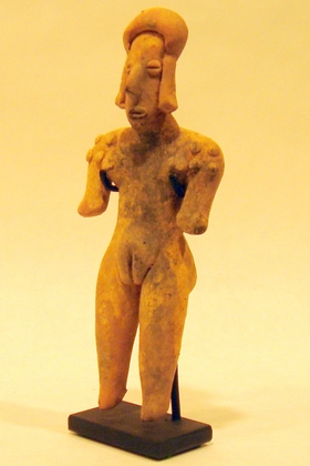 Colima Standing Female Figure