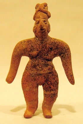 Colima Standing Female Figure