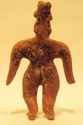 Colima Standing Female Figure