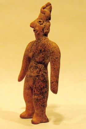 Colima Standing Female Figure