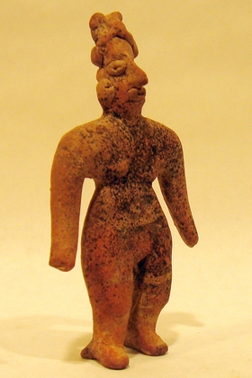 Colima Standing Female Figure