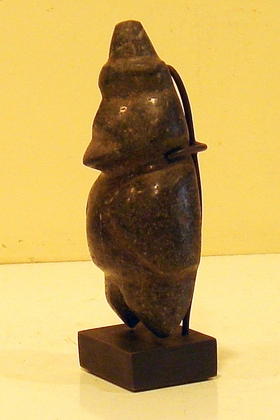 Mezcala Figure, Dark Green Stone