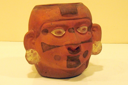 Mochica Head Vessel