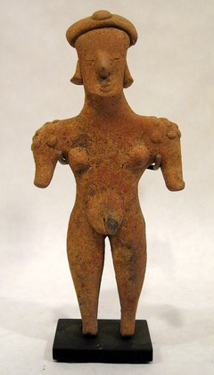 Colima Standing Female Figure