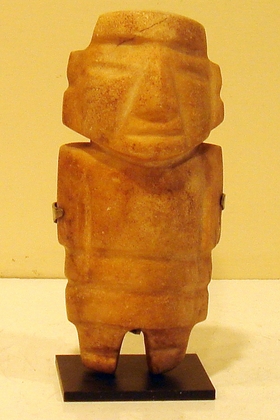 Mezcala Figural White Stone