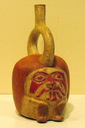 Mochica IV-V Large Head Bowl