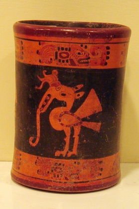 Maya Polychrome Vase