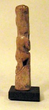 La Tolita Carved Bone, Stylized Figure