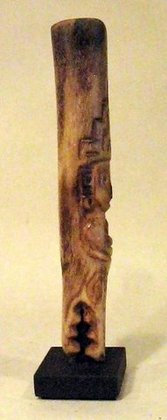 La Tolita Carved Bone Standing Figure