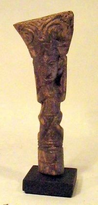 La Tolita Carved Bone, Semi Standing Figure