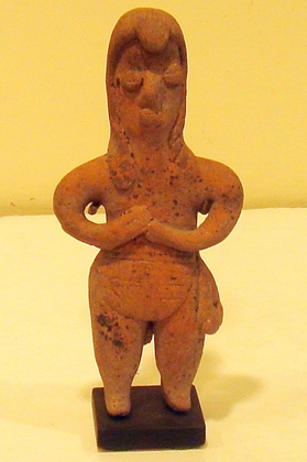 Colima Standing Female Figure