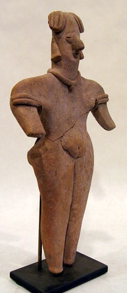 Colima Standing Female Figure