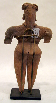 Colima Standing Female Figure