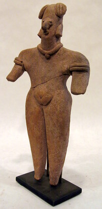 Colima Standing Female Figure